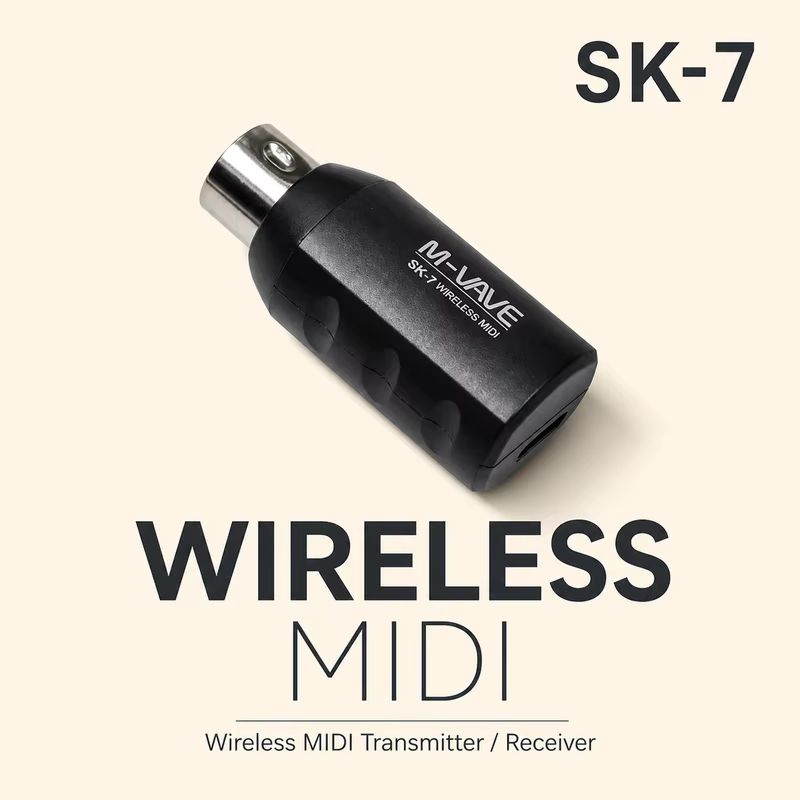 Electronics Project Kit - Stokta Mevcut M-Vave Sk7 Kablosuz Midi