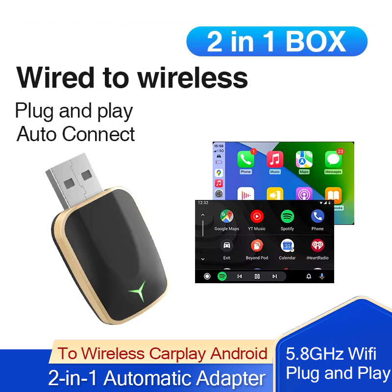 Wifi Smart Plug - Kablolu Kablosuz Carplay Android 2'si 1