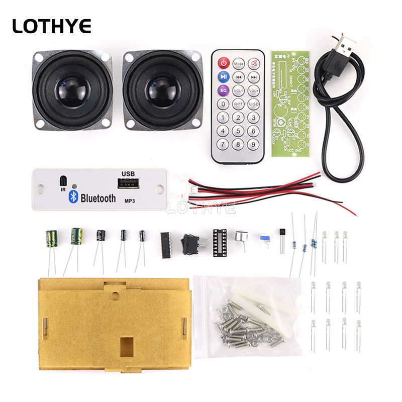 Electronics Project Kit - Mini Amplifikatör Ses Bluetooth 3W*2 Hoparlör