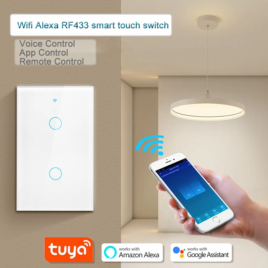 Smart Light Switch Wifi - Tuya WiFi Akıllı Anahtar, Alexa ile