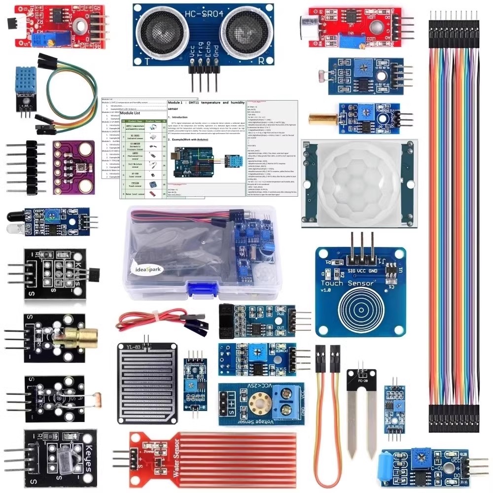 Esp32 Smart Home Kit - Robot öğrenme için 22 in 1