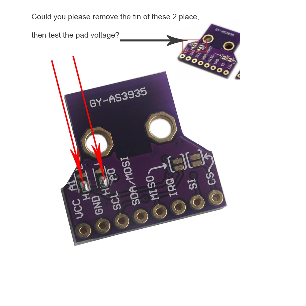 Sensor Kit Arduino - GY-AS3935 Yıldırım Dedektörü Sensör Modülü, Arduino