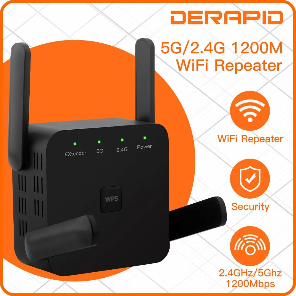 Wifi Smart Plug - WiFi Tekrarlayıcı 1200 Mbps 2.4 GHz/5