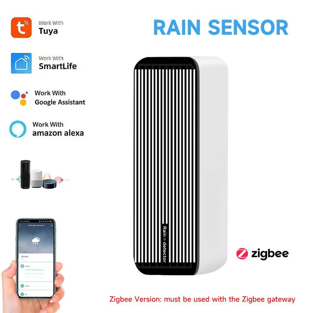 Smart Home Automation Kit - Tuya ZigBee Yağmur Sensörü Tuya Yağmur