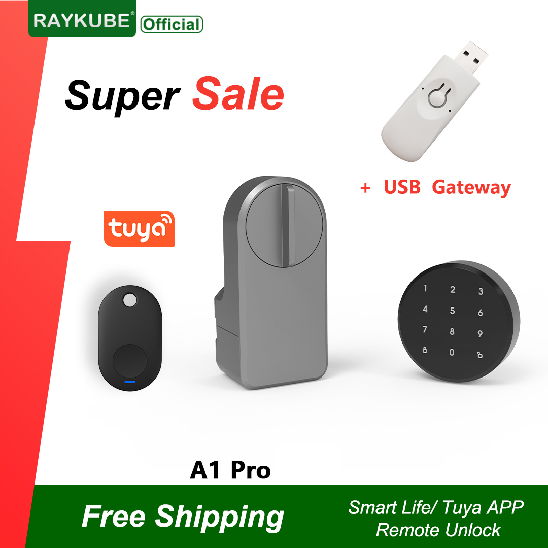 Smart Door Lock Wifi - RAYKUBE A1 Pro Tuya BEL Akıllı