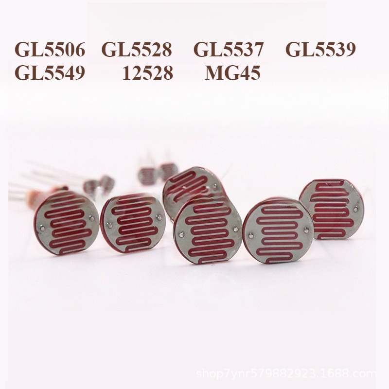 Sensor Kit Arduino - Fotorezistör LDR MG45 GL5539 5537 5549
