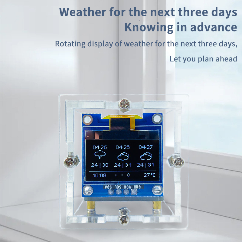 ESP8266 Mini Hava Durumu Saati - Electronics Project Kit incelemesi ve fiyatı