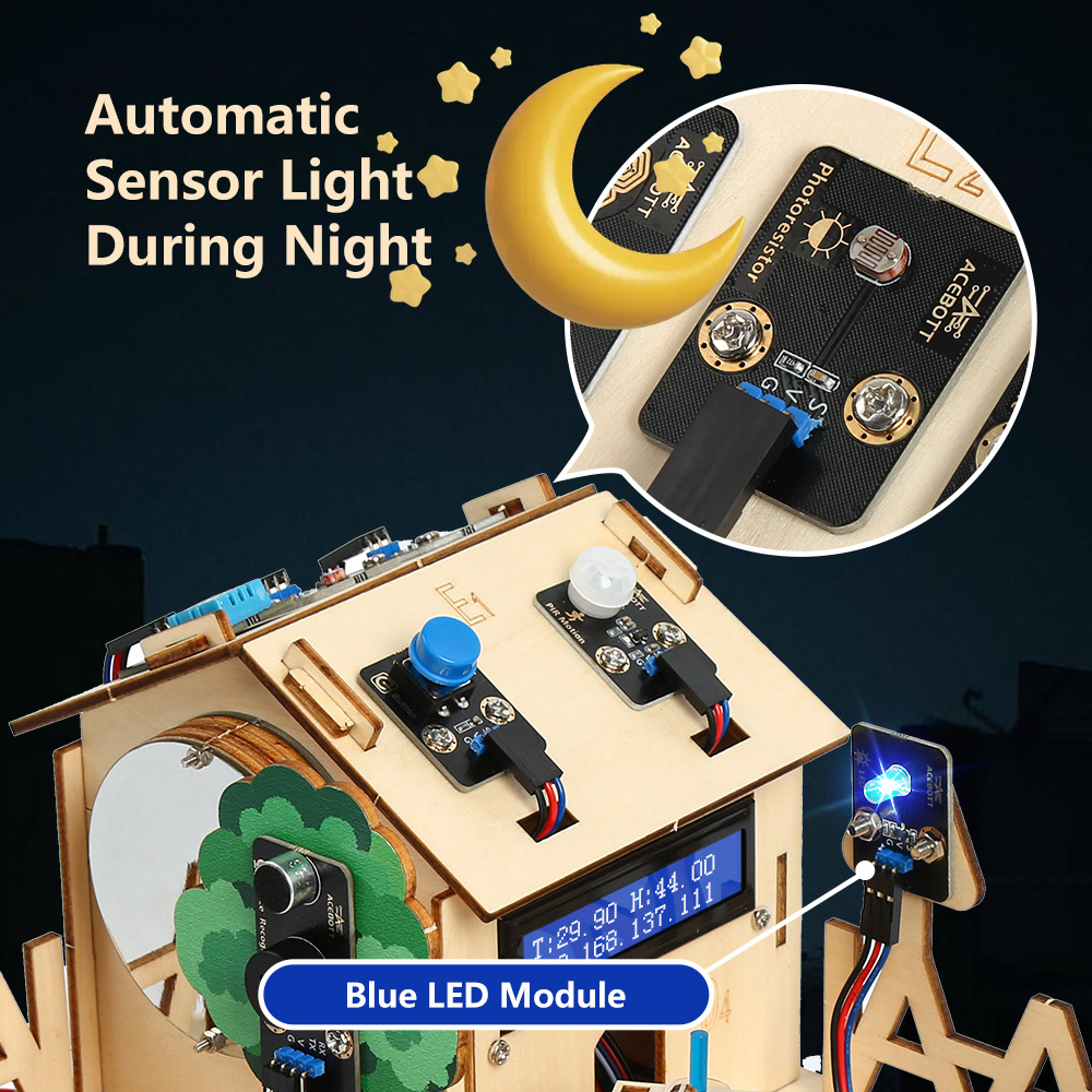 ACEBOTT Akıllı Ev STEM STEAM B - Esp32 Smart Home Kit incelemesi ve fiyatı