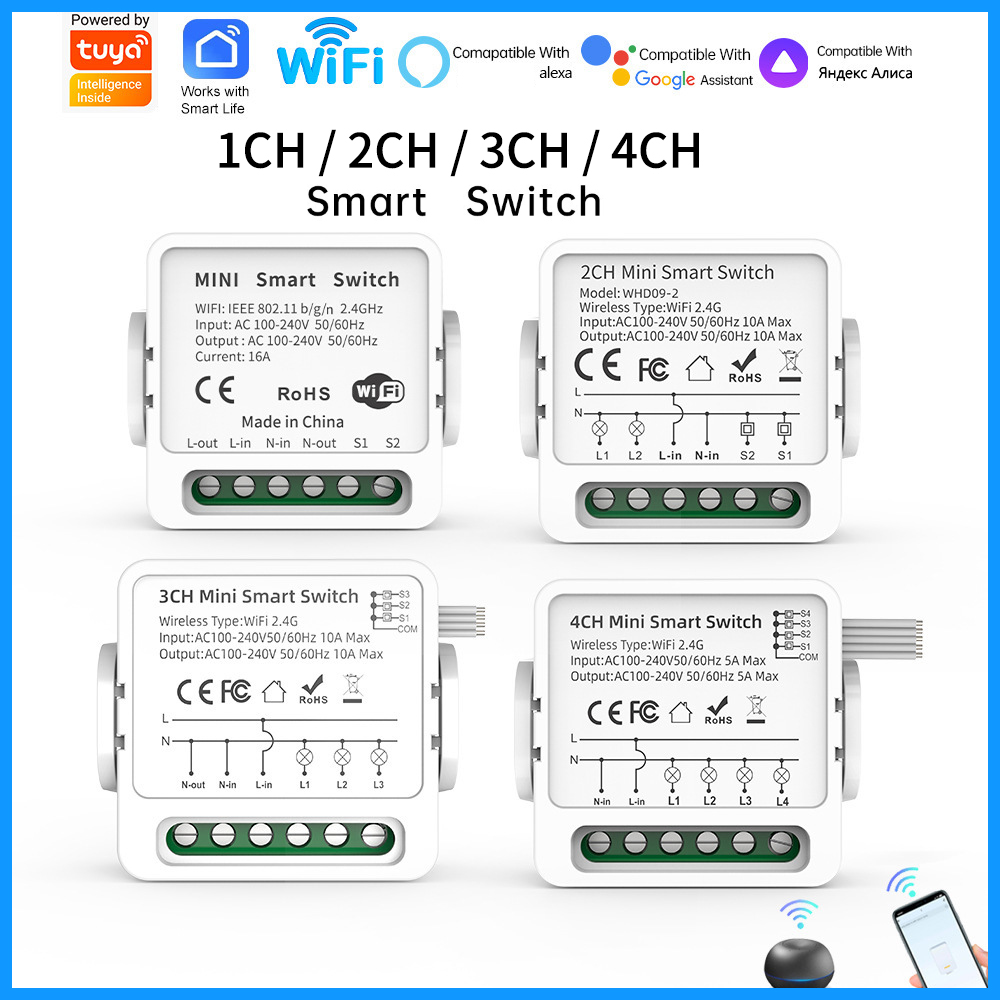 Tuya WiFi Akıllı Anahtar 1/2/3 - Smart Light Switch Wifi incelemesi ve fiyatı