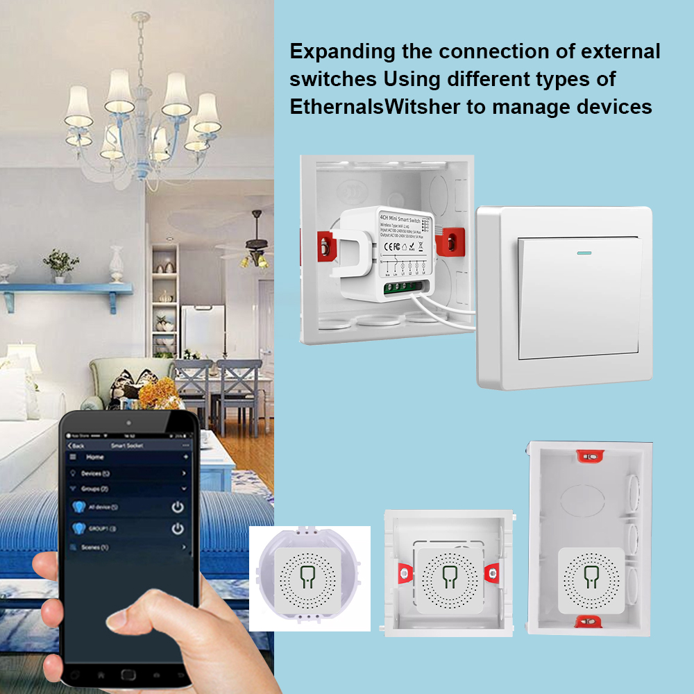 Tuya WiFi Akıllı Anahtar 1/2/3 - Smart Light Switch Wifi incelemesi ve fiyatı