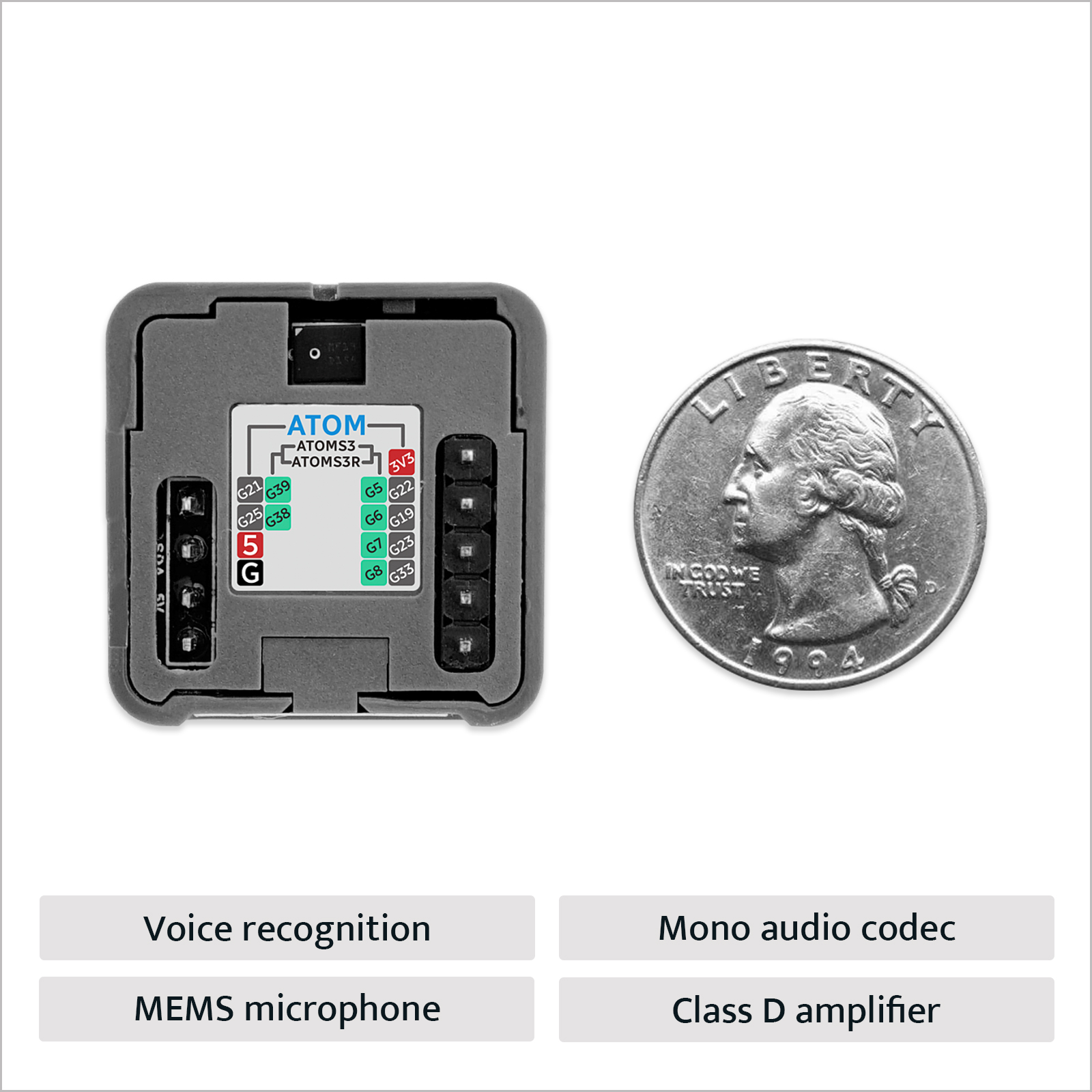 M5Stack Resmi Atomik Ses Taban - Electronics Project Kit incelemesi ve fiyatı