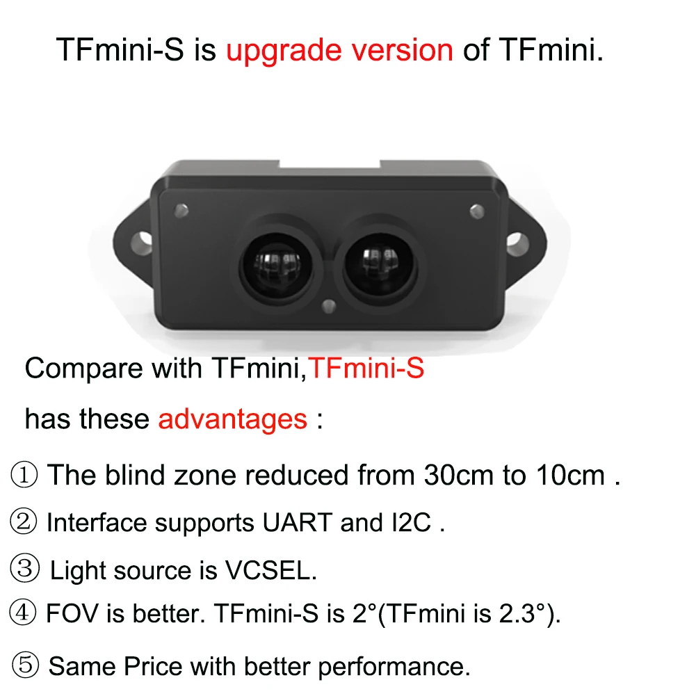 Benewake TFmini-S/TFmini Plus  - Sensor Kit Arduino incelemesi ve fiyatı