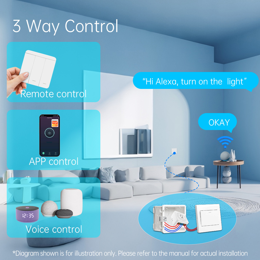Tuya WiFi Akıllı Işık Anahtarı - Smart Light Switch Wifi incelemesi ve fiyatı