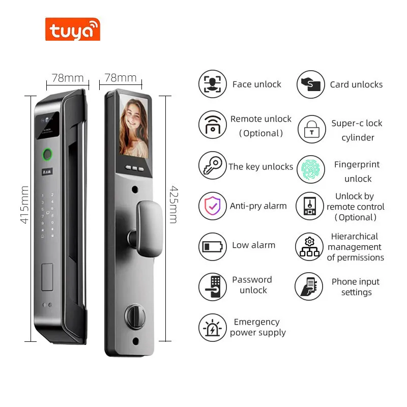 Rusya üretimi 8560 Akıllı Parm - Smart Door Lock Wifi incelemesi ve fiyatı