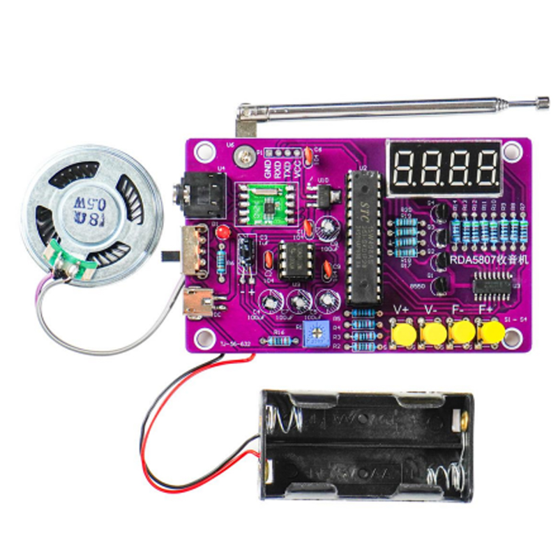 DIY FM Radyo Elektronik Kiti 8 - Electronics Project Kit incelemesi ve fiyatı