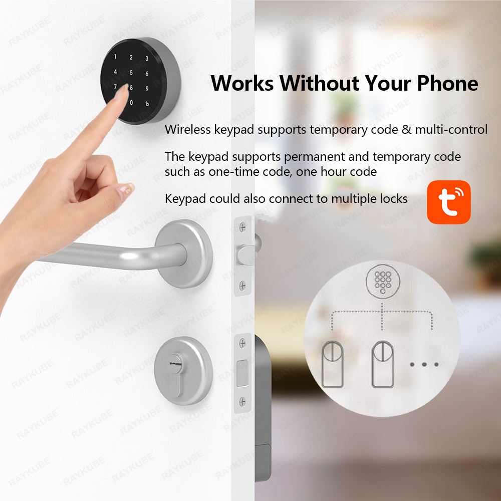 RAYKUBE A1 Pro Tuya BEL Akıllı - Smart Door Lock Wifi incelemesi ve fiyatı