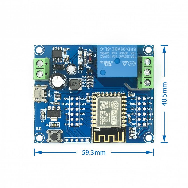 DC5-80V Güç Kaynağı ESP8266 Wi - Esp8266 Relay Module incelemesi ve fiyatı