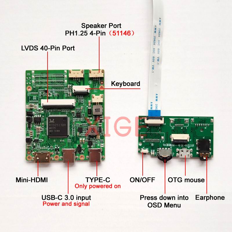 Fit LP173WD1(TL)-TLA1/TLB2/TLC - Microcontroller Kit incelemesi ve fiyatı