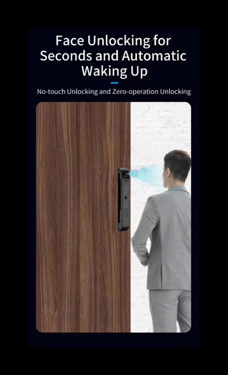Enrique Wishome 3D Yüz Parmak  - Smart Door Lock Wifi incelemesi ve fiyatı