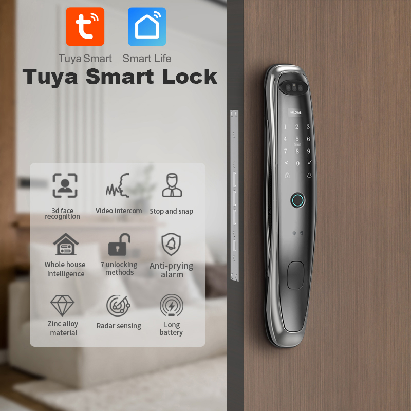 Tuya WiFi Kamera Akıllı Kilit  - Smart Door Lock Wifi incelemesi ve fiyatı