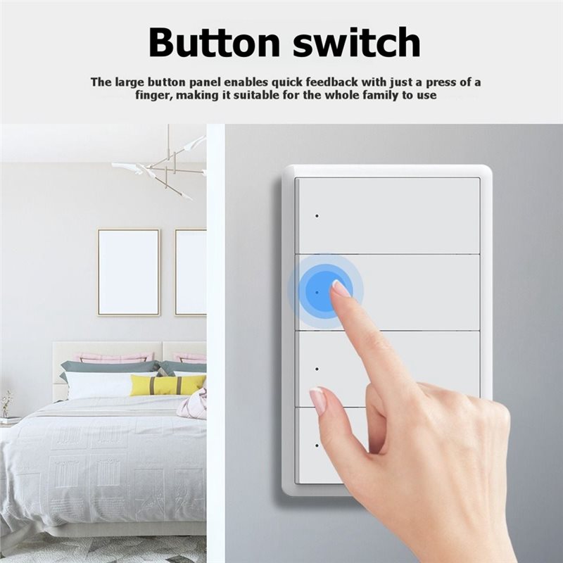 DTA4 – Akıllı Işık Anahtarı iç - Smart Light Switch Wifi incelemesi ve fiyatı