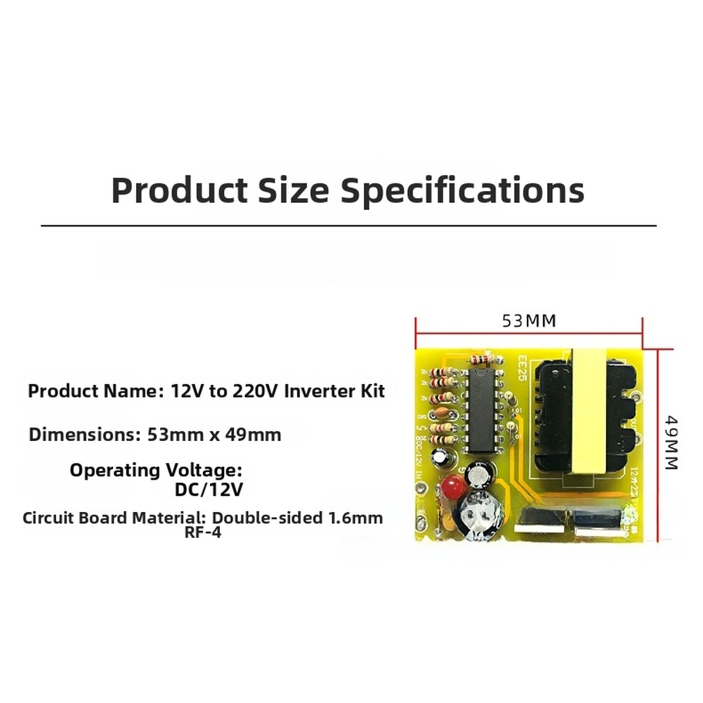 İnvertör Kiti DC 12V - AC 220V - Electronics Project Kit incelemesi ve fiyatı
