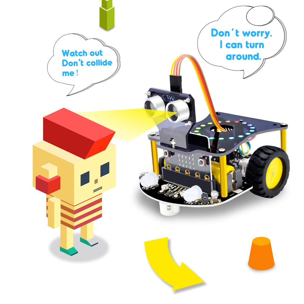 Kidsbits 2WD Microbit V2 Robot - Esp32 Smart Home Kit incelemesi ve fiyatı