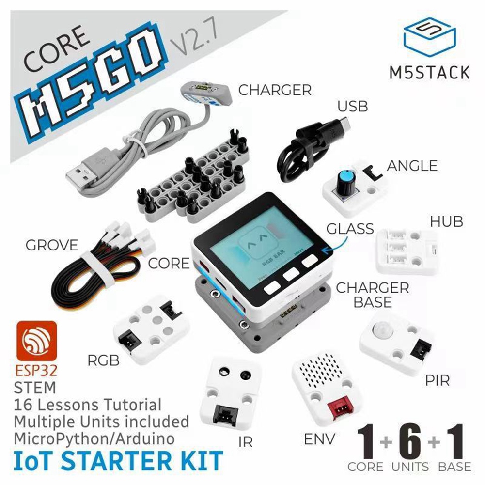M5stack M5GO IoT Başlangıç Kit - Iot Kit Beginner incelemesi ve fiyatı
